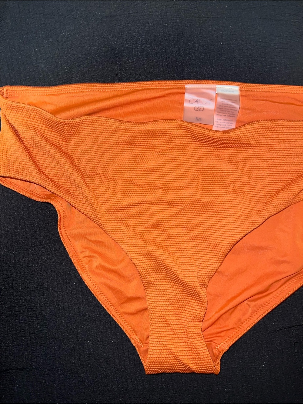 Orange bikini bottoms